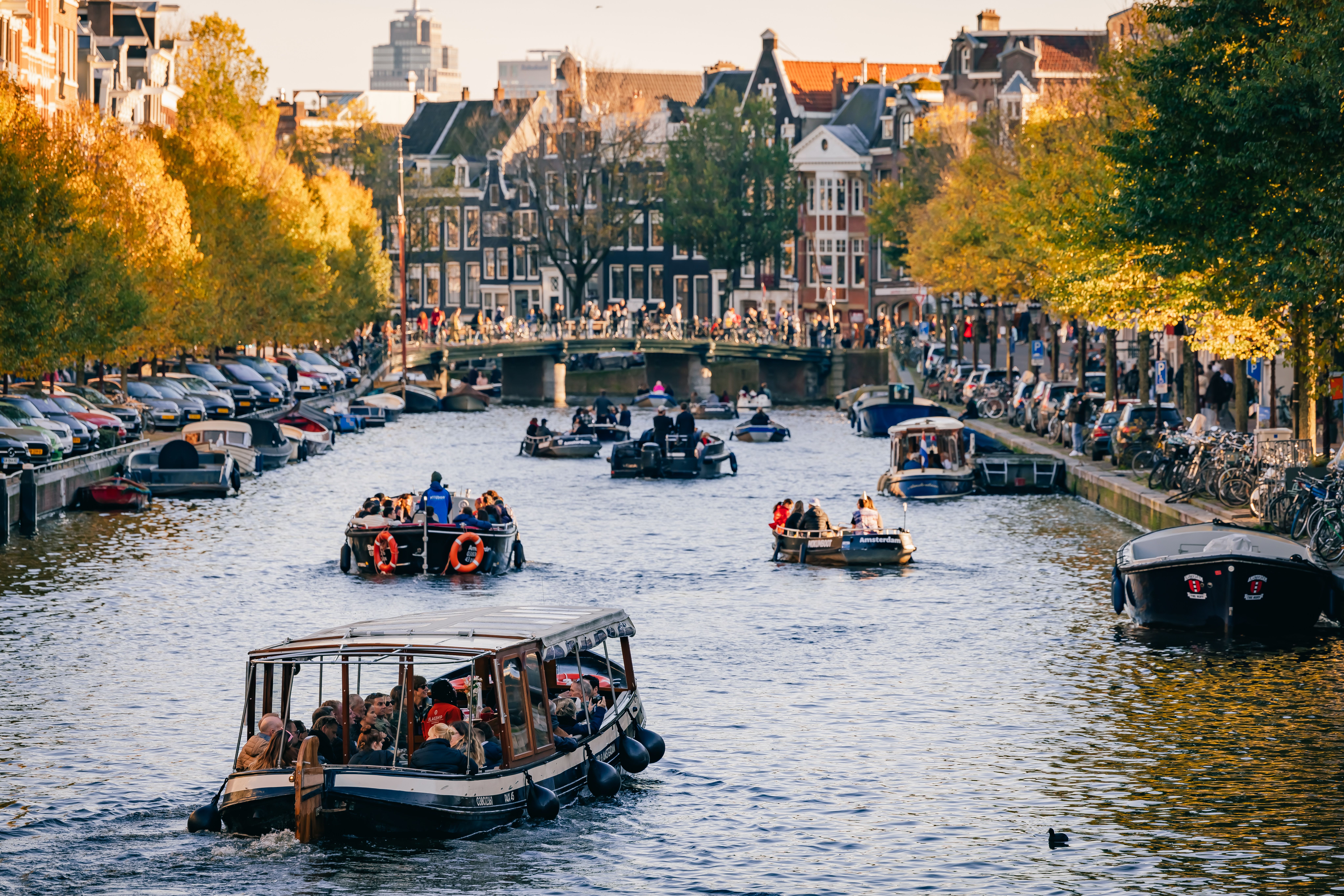 Kanalcruise i Amsterdam